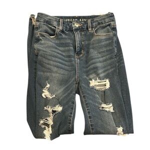 American Eagle Women’s dream jean curvy super hi-rise jegging Size 0